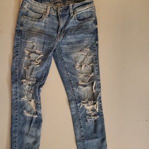 American Eagle Distressed Jegging Ankle Size 4